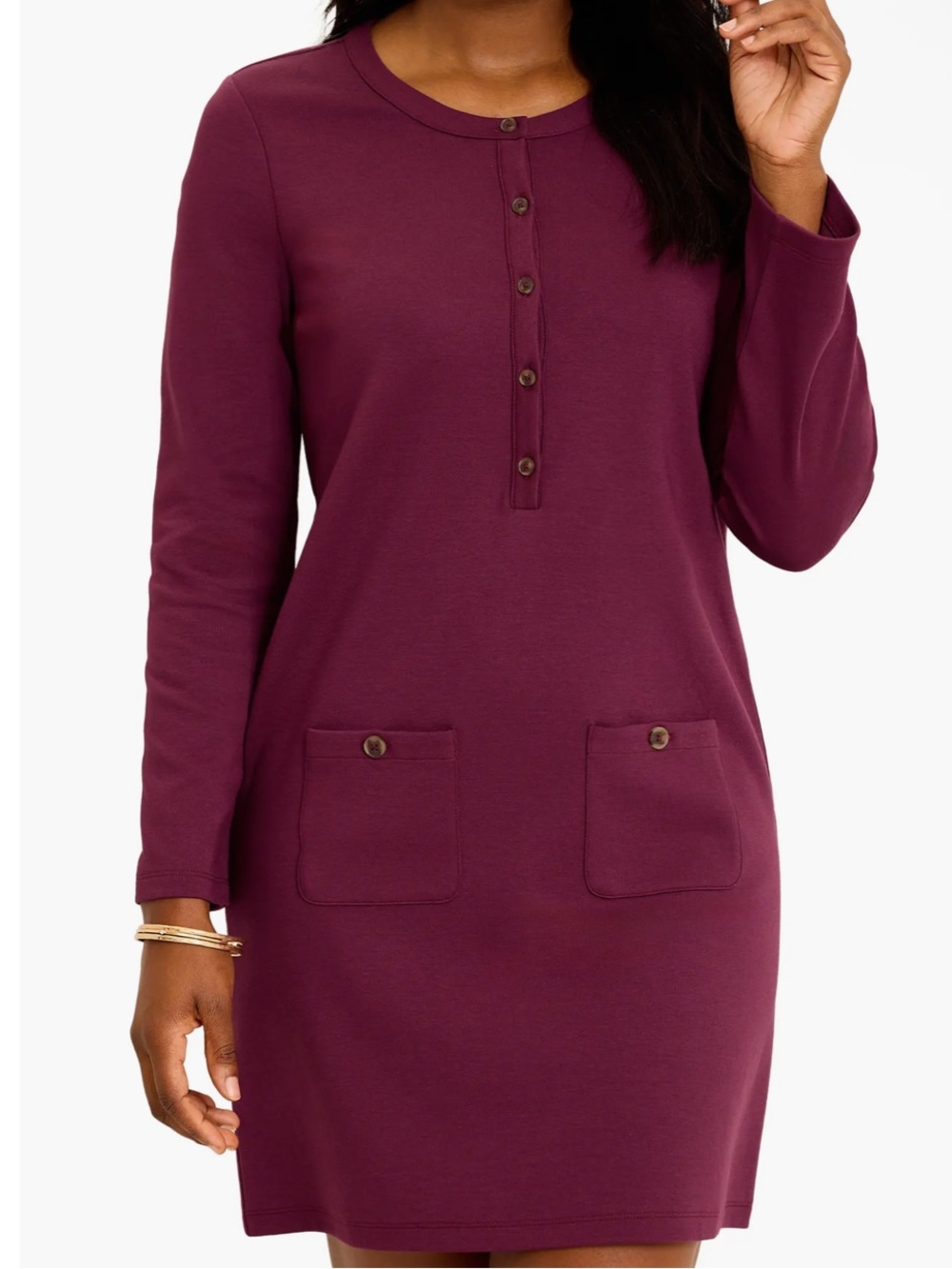 Tommy Bahama Double Knit Long-Sleeve Minimalist Leisurewear Short Dress Sz XL